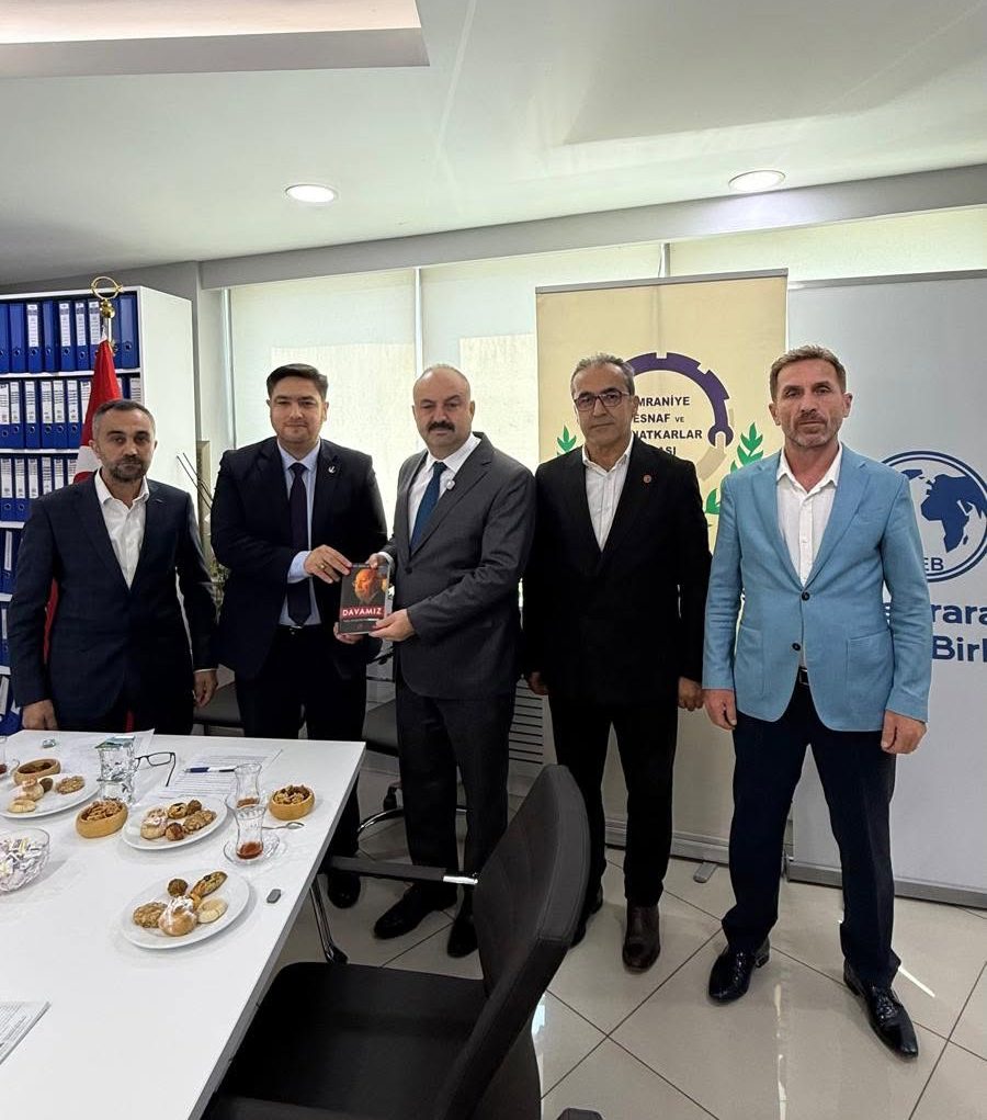 Yeniden Refah Partisi Ümraniye İlçe Başkanı Orçun Şekercioğlu’ndan UEB’ye Ziyaret