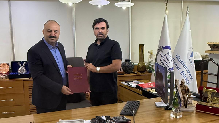 UEB İZMİR İL BAŞKANI SAYIN SAVAŞ DURUCAN'DAN UEB GENEL MERKEZİ'NE ZİYARET