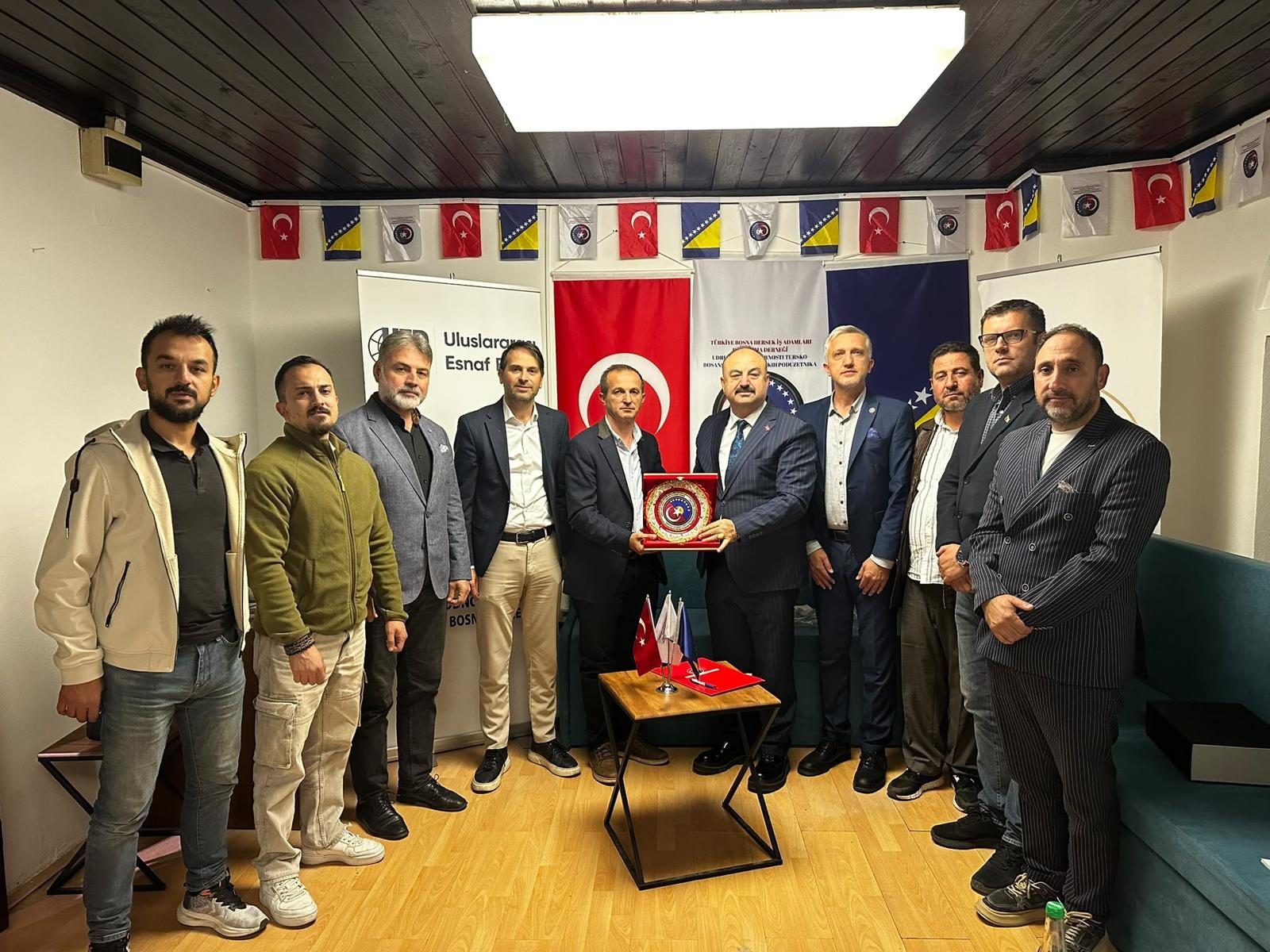 UEB'DEN SARAYBOSNA'DA VEFA VE İŞ BİRLİĞİ ZİYARETLERİ