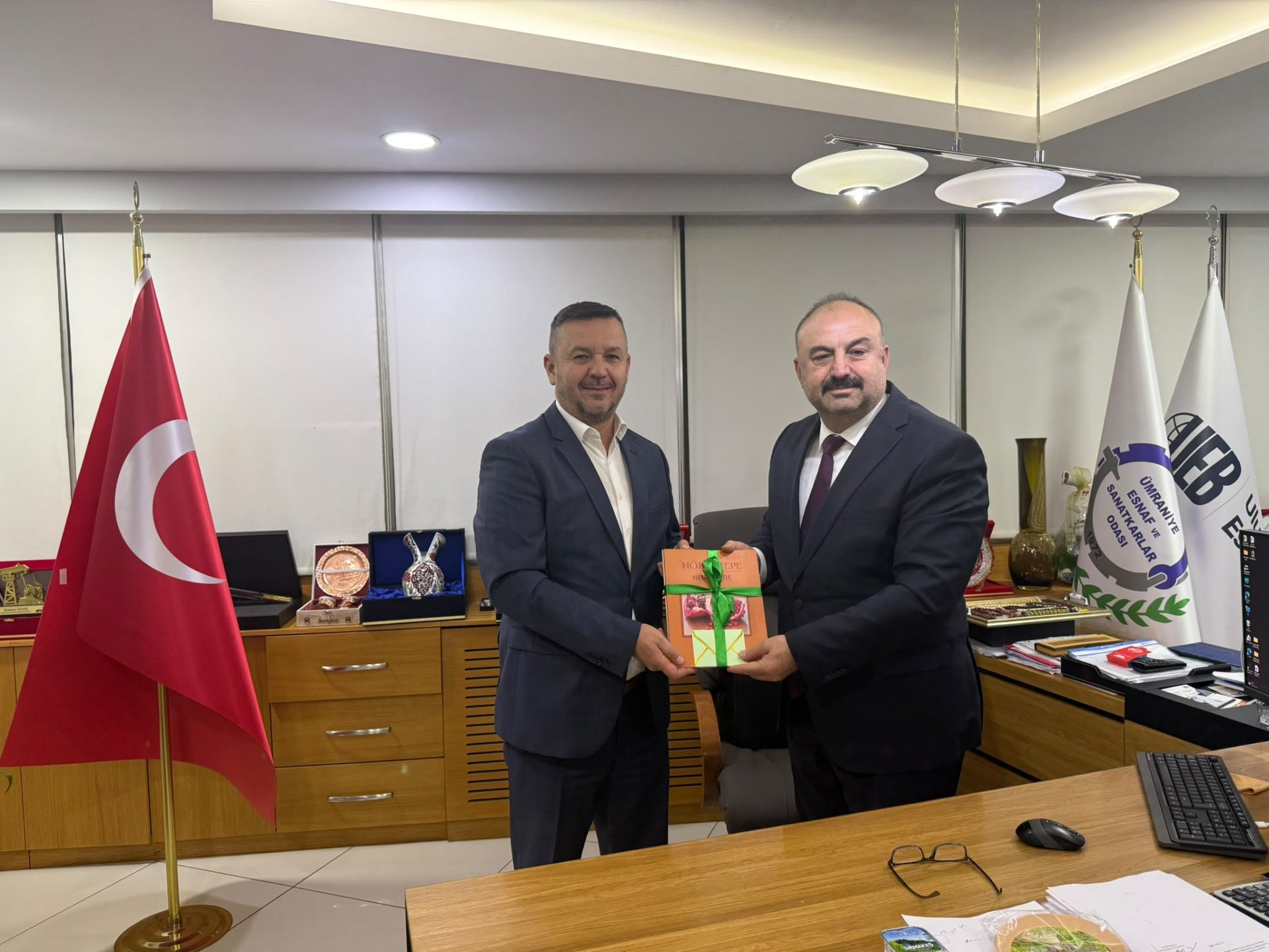 UEB Kuzey Makedonya Genel Temsilcisi Enver Husejin Genel Merkez'de: Balkanlarda Yeni Ticaret İş Birliği Gündemde