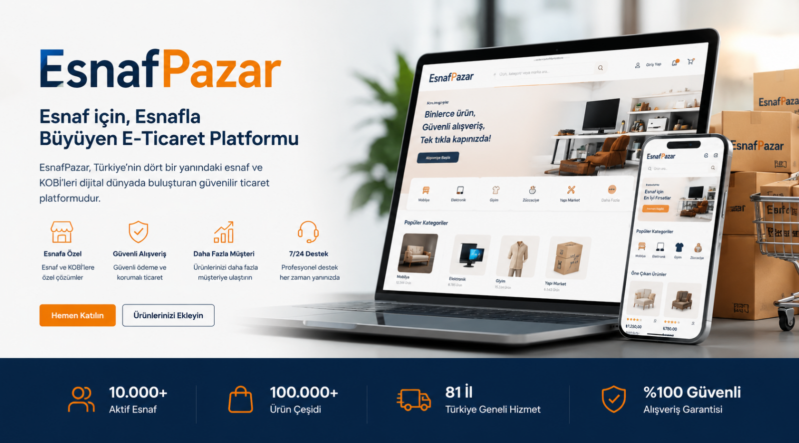 Esnaf Pazar ile İş Birliği Anlaşması İmzalandı
